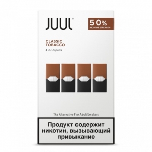 Картридж JUUL 5% Pod (4 шт) - Табак